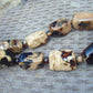 184 gram 19 Beads Big Necklace Indonesian white Amber for Healing S18K1
