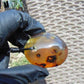 31 gram Big Pendant Indonesian Inclusion Blue Amber for Healing 25A489